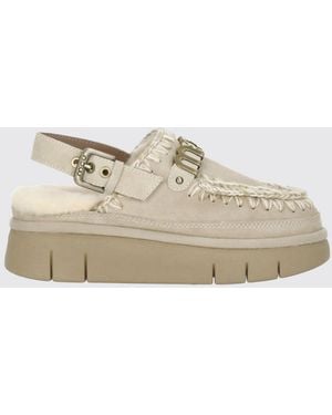 Mou Heeled Sandal - Natural