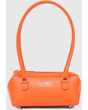 MM6 by Maison Margiela Leather Bag - Orange
