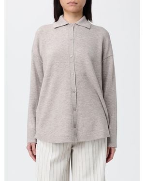 Max Mara Wool And Cashmere Polo Shirt - Grey