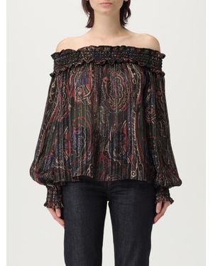 Saint Laurent Top Mujer - Negro