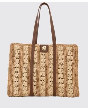 BOSS Crochet Raffia Bag - Natural