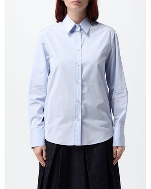 Tela Long-Sleeved Classic Collar Shirt - Blue