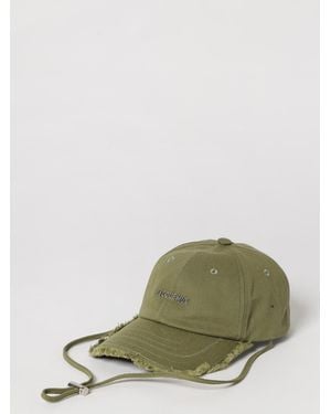 Jacquemus Cotton Baseball Cap - Green