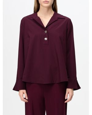 Joseph Ribkoff Cotton Poplin Shirt With Back Buttoning - Red