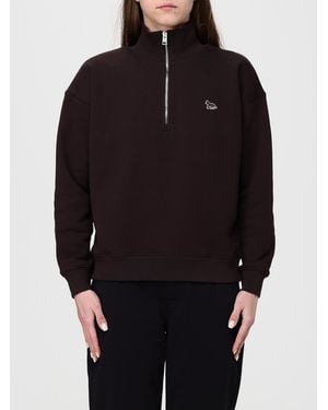 Maison Kitsuné Maison Kitsun&Eacute Sudadera De Algodón Con Cremallera - Negro