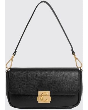 Coccinelle Borsa A Spalla C-Me Lock - Nero