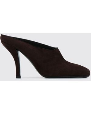 TOTEME Mules Aus Velours-Schafsleder Mit Runder Spitze Und Stilettoabsatz - Schwarz