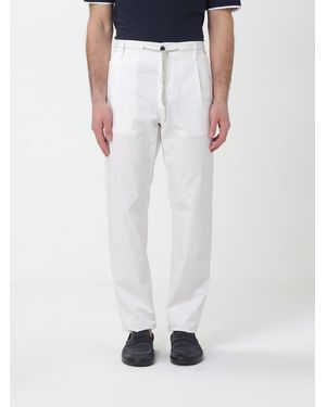 Eleventy Stretch Cotton Trousers - White