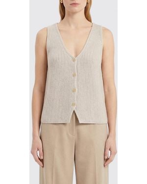 arch4 Cotton And Cashmere Knit Vest - Natural