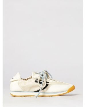 PURAAI Panther Vegan Leather And Nylon Trainers - Natural