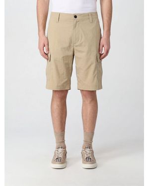 Burberry Knee-Length Nylon Cargo Shorts With Side Pockets - Natural
