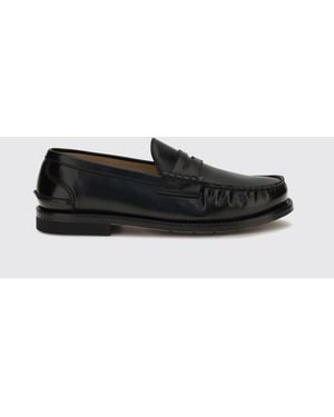 Premiata Classic Calfskin Leather Loafers With A Saddle Strap And Leather Sole - White