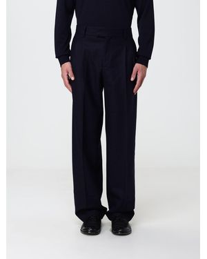 Drole de Monsieur Pleated Tailored Trousers - Blue