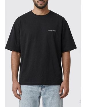 Canada Goose Printed Cotton T-Shirt - Black
