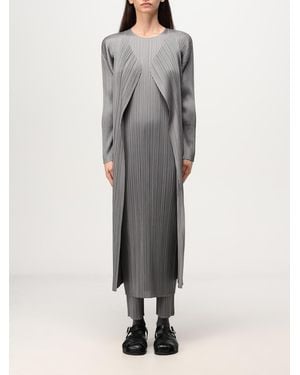 Pleats Please Issey Miyake Cardigan - Grey