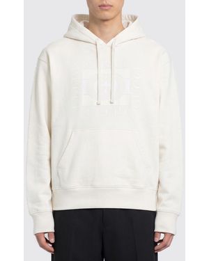 Gucci Sweat À Capuche En Coton Avec Logo - Blanc
