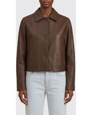 Salvatore Santoro Leather Jacket - Brown