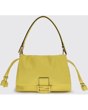 Fendi Mamma Baguette Medium Bag - Yellow