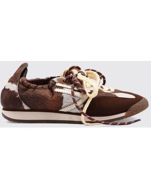 PURAAI Panther Low-Top Trainers - Brown