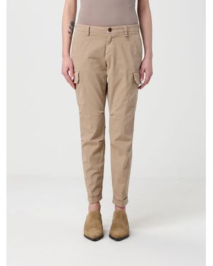 Mason's Stretch Cotton Cargo Trousers - Natural