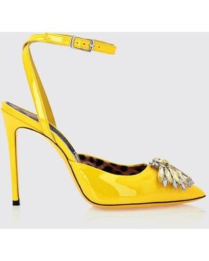 Philipp Plein Heeled Sandal - Yellow