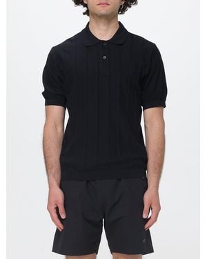 Paul & Shark Paul &Amp Shark Cotton Knit Polo Shirt - Black