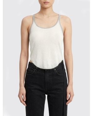 Rick Owens Cotton Cropped Top - White
