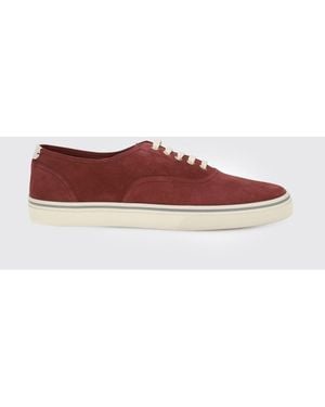 Brunello Cucinelli Suede Trainers - Red