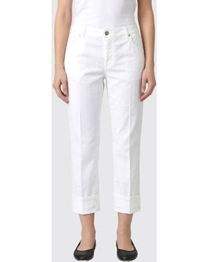 Dondup Vaqueros Mujer - Blanco