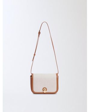 Fabiana Filippi Borsa Messanger Eclissi Mini - Bianco