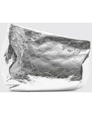 Marsèll Fanta Laminated Leather Clutch - Grey