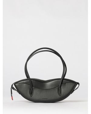Fiorucci Lips Polyurethane Bag - Black