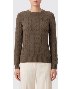 Ralph Lauren Maglia Girocollo Slim Fit - Marrone