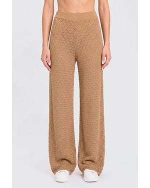 Twinset Knit Pants - Natural