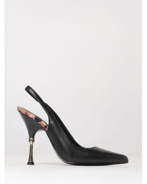 Just Cavalli Leather Slingback - White