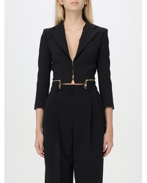 Elisabetta Franchi Blazer Crop - Nero