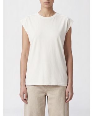 Thom Krom Cotton Blend Sleeveless Top - White