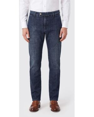 Slowear Slim Fit Five-Pocket Jeans - Blue