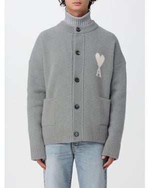 Ami Paris Strickjacke Herren - Grau