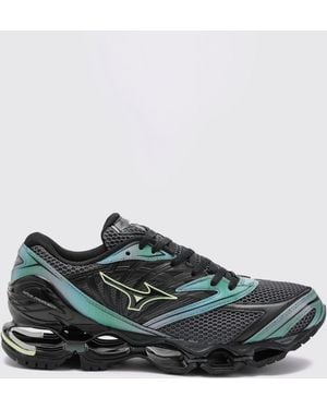 Mizuno Wave Prophecy Ls Two-Tone Mesh Trainers With Cushioned Sole - Multicolour