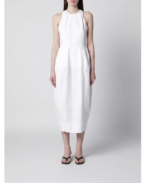 Rohe Cotton Poplin Midi Dress - White