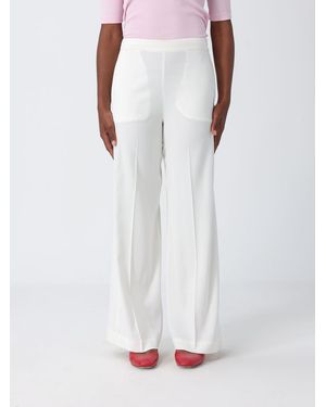 Hanita Stretch Jersey Palazzo Pants - White