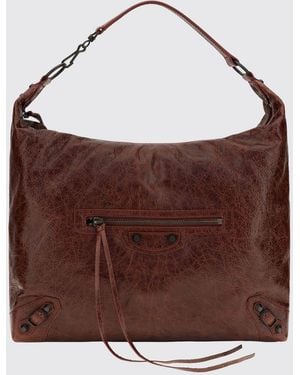 Balenciaga Borsa A Spalla Donna - Marrone