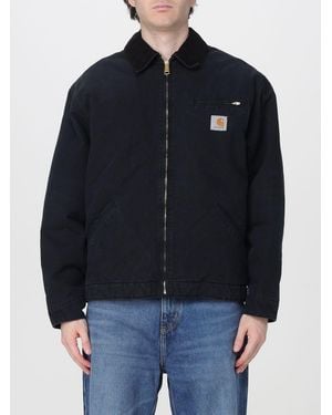 Carhartt Chaqueta Detroit De Algodón Orgánico Con Cuello De Pana - Azul