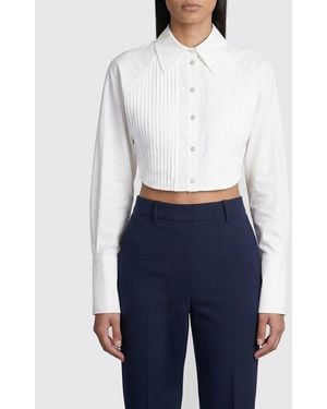 Blumarine Cotton Poplin Shirt - White