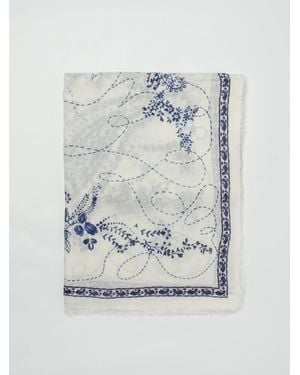 Faliero Sarti Bufanda Mujer - Azul