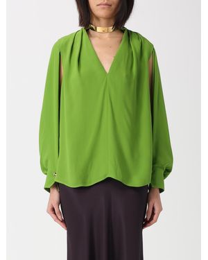 Elisabetta Franchi Georgette Blouse - Green