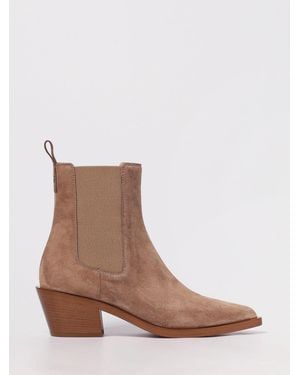 Gianvito Rossi Flat Ankle Boots - Brown