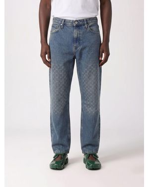 Daily Paper Mid-Rise 5-Pocket Straight Fit Jeans - Blue
