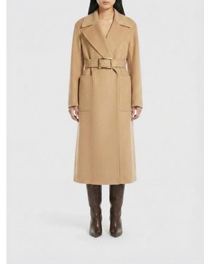 Sportmax Wool Coat - Natural